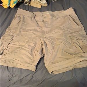 Khaki Cargo Shorts